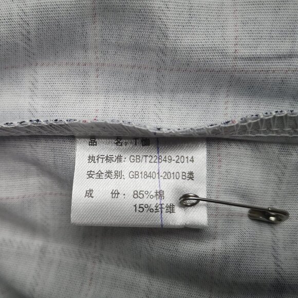 2 / $30.00 - NWOT Sergio Louis Men's Navy White & Red Square Pattern Polo Shirt - Picture 4 of 8